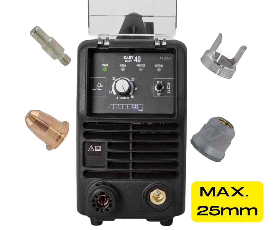 Przecinarka plazmowa z zestawem części zamiennych do uchwytu