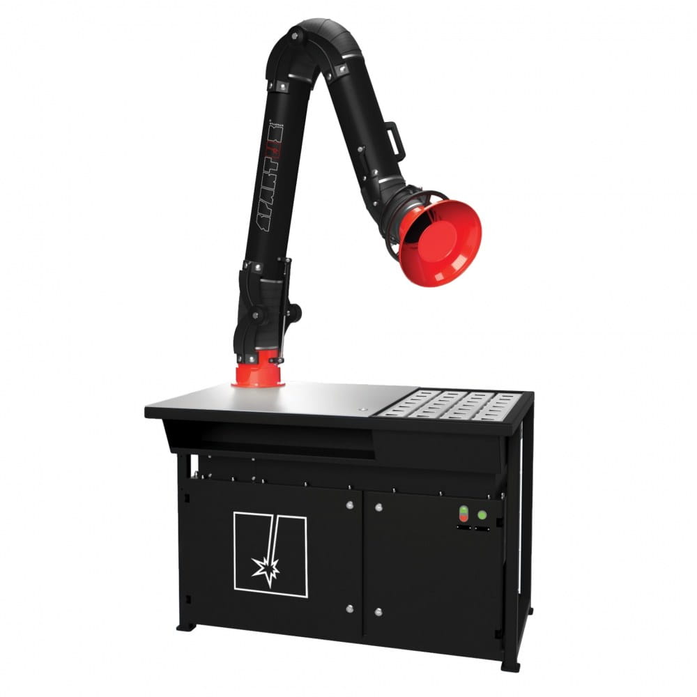 Stół spawalniczy z odciągiem i filtrem