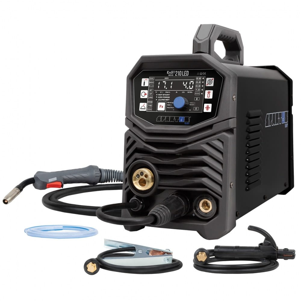 Spawarka Easy MIG 210 LED Spartus z przewodami