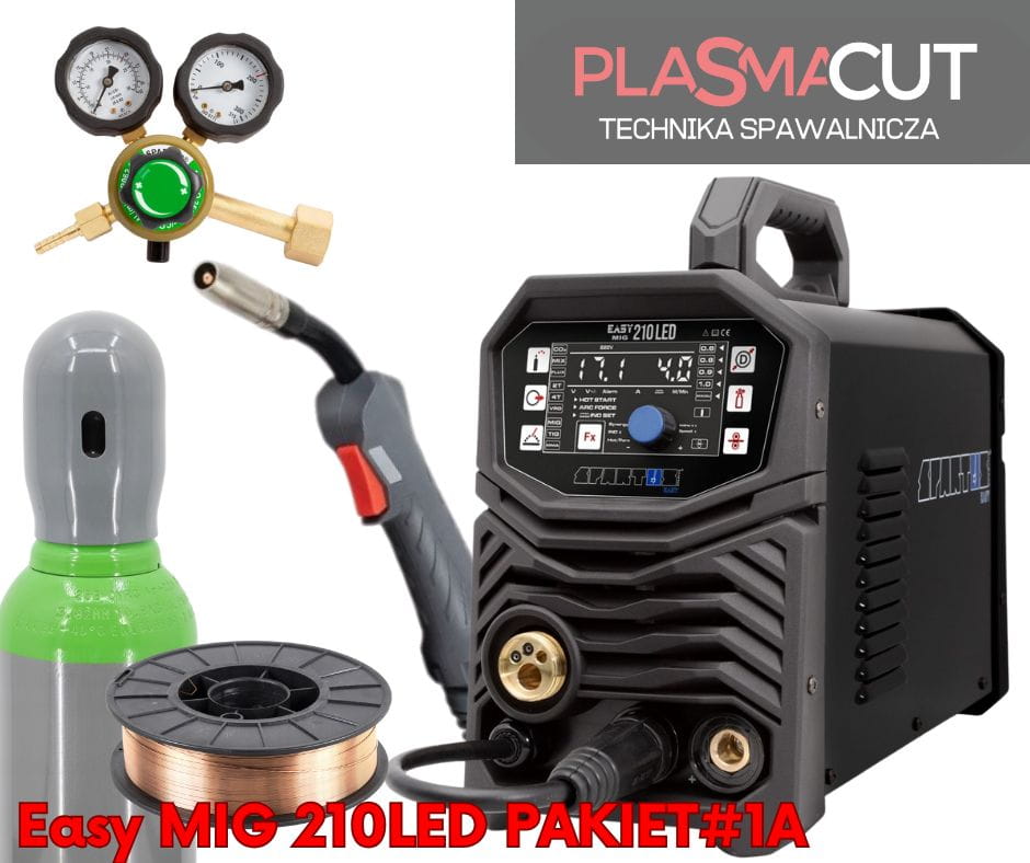 Zestaw spawalniczy Spartus Easy MIG 210 LED 
