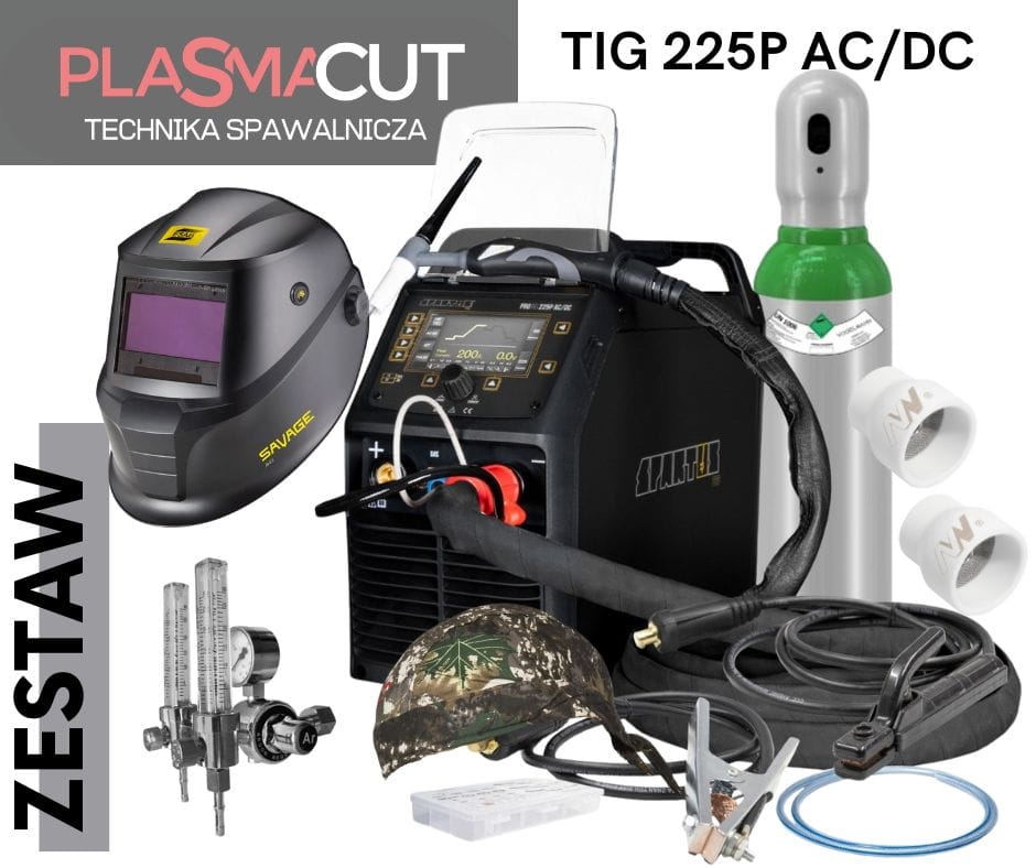 Pro TIG 225P AC/DC z pulsem do spawania TIG
