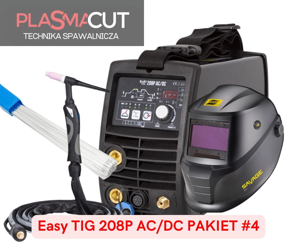 Zestaw spawalniczy TIG 208p AC/DC z pulsem 