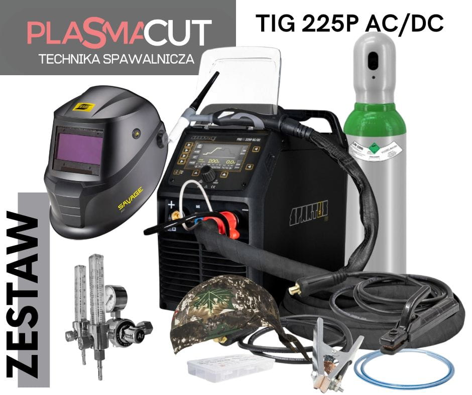 Zestaw do spawania TIG Spartus ProTIG 225P AC/DC