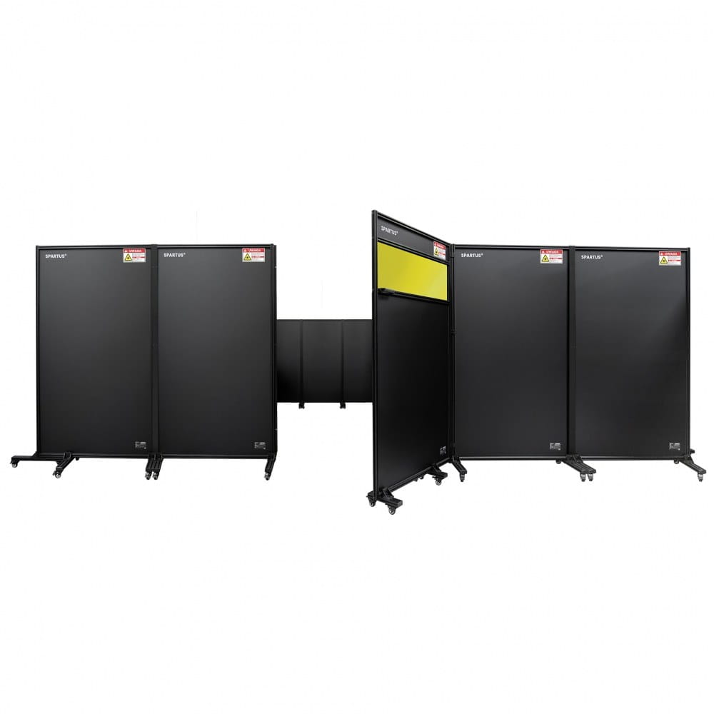 Kurtyny spawalnicze do spawania laserem