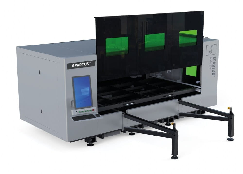 Wycinarka laserowa światłowodowa z ręcznym stołem roboczym o mocy 3kW