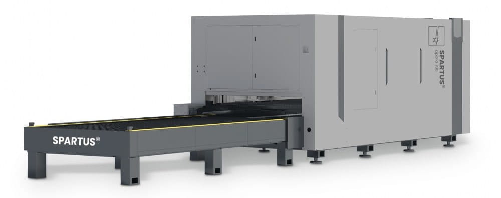 Stół roboczy w wycinarce laserowej Spartus Apollo 700