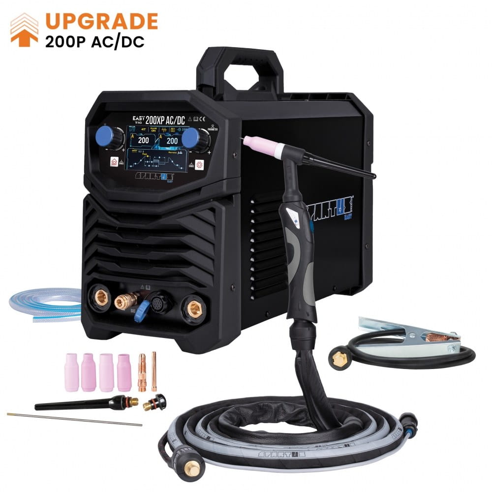 Spawarka EasyTIG 200XP AC/DC w pakiecie z uchwytem mini SPE 17 - 4 m SPARTUS